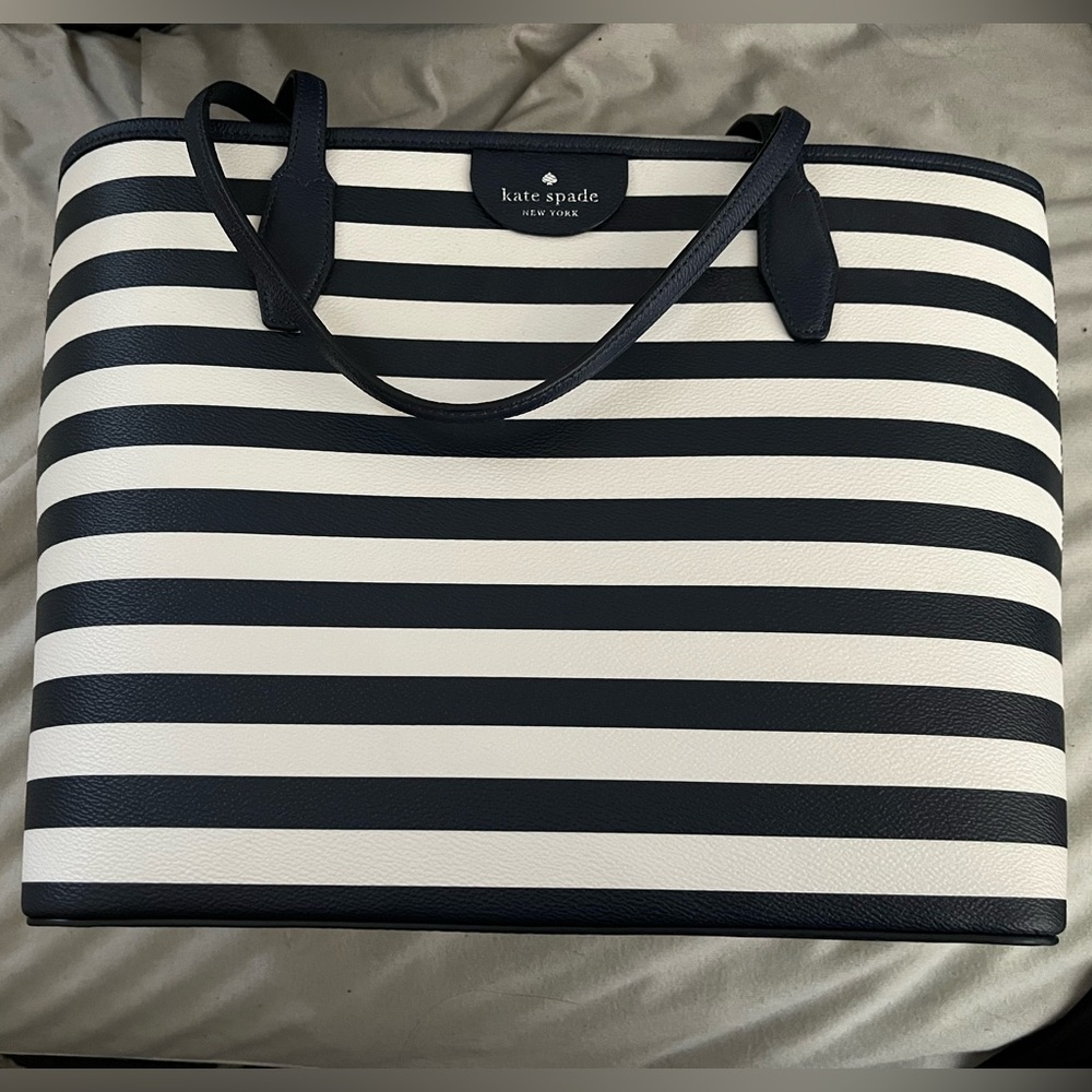Kate Spade Navy Foliage Tote